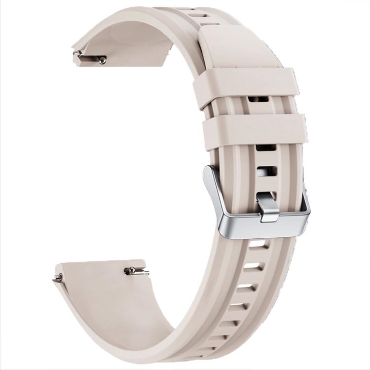 For Huawei Watch GT 6 Pro Seamless Connection Dual Groove Non-porous Solid Color Silicone Watch Band