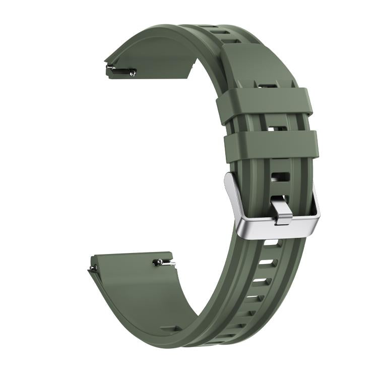 For Huawei Watch GT 6 Pro Seamless Connection Dual Groove Non-porous Solid Color Silicone Watch Band