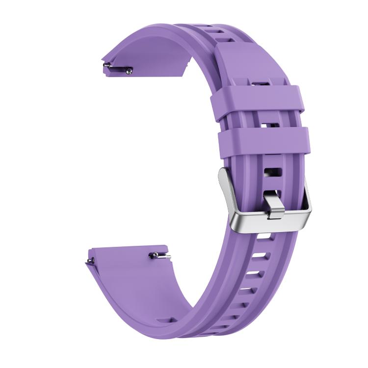 For Huawei Watch GT 6 Pro Seamless Connection Dual Groove Non-porous Solid Color Silicone Watch Band