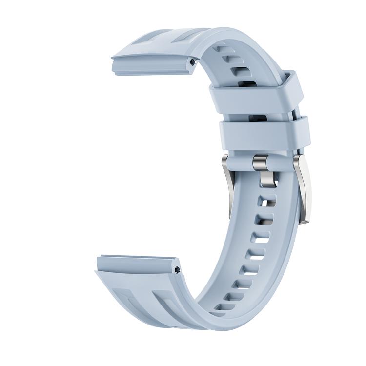 For Huawei Watch GT 6 Pro Seamless Connection Dual Groove Non-porous Press Button Solid Color Silicone Watch Band