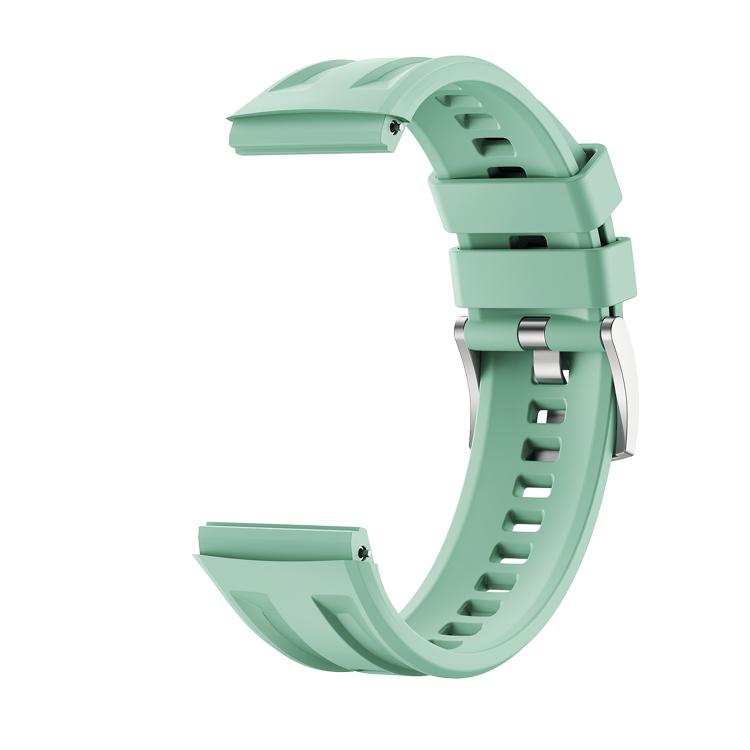 For Huawei Watch GT 6 Pro Seamless Connection Dual Groove Non-porous Press Button Solid Color Silicone Watch Band