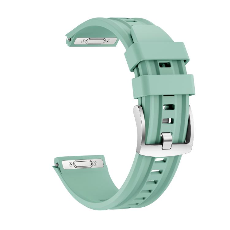 For Huawei Watch GT 6 Pro Seamless Connection Dual Groove Non-porous Press Button Solid Color Silicone Watch Band