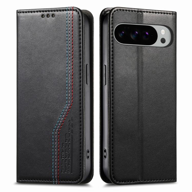 For Google Pixel 10 Pro XL Elastic Wristband Magnetic Suction Leather Phone Case