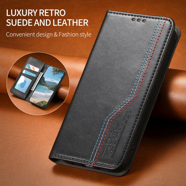 For Google Pixel 9 Pro XL Elastic Wristband Magnetic Suction Leather Phone Case