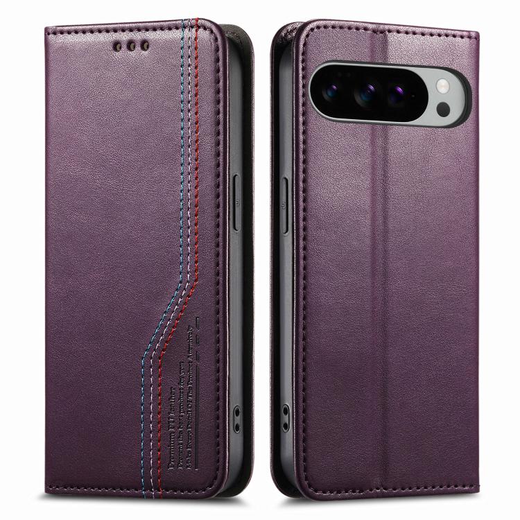 For Google Pixel 10 / 10 Pro Elastic Wristband Magnetic Suction Leather Phone Case