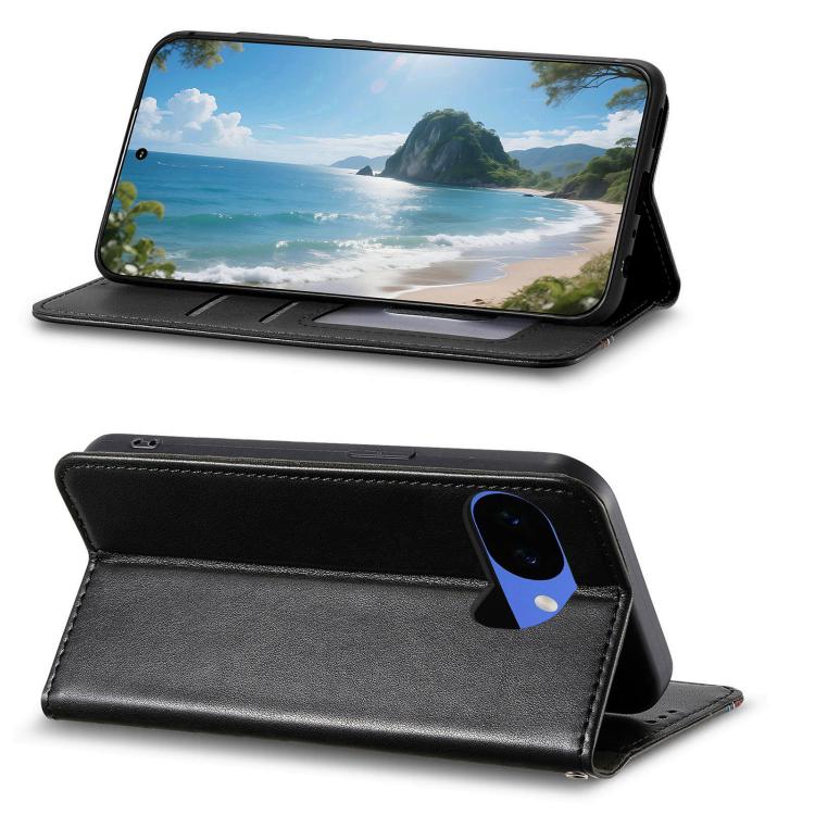 For Google Pixel 10a Elastic Wristband Magnetic Suction Leather Phone Case
