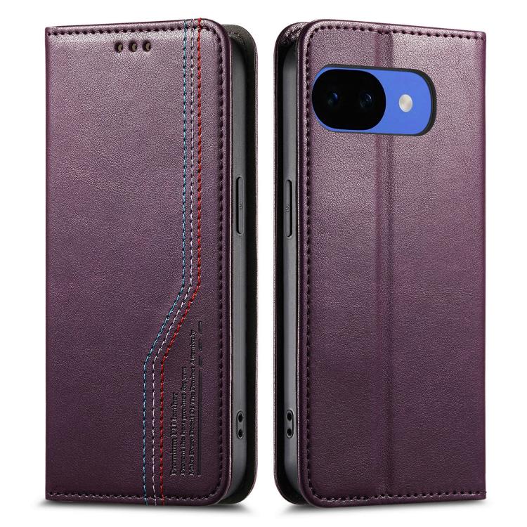 For Google Pixel 10a Elastic Wristband Magnetic Suction Leather Phone Case
