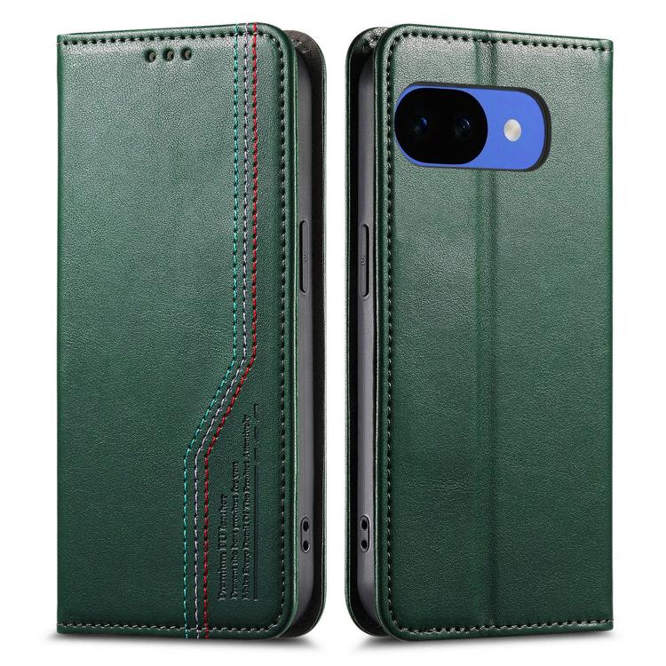 For Google Pixel 10a Elastic Wristband Magnetic Suction Leather Phone Case