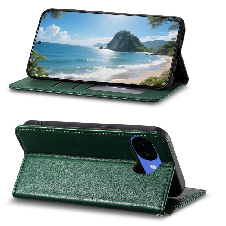 For Google Pixel 10a Elastic Wristband Magnetic Suction Leather Phone Case