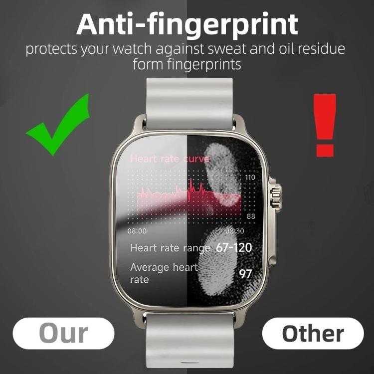 For Realme Watch 5 High-Aluminium HD Tempered Glass Watch Screen Protector Film