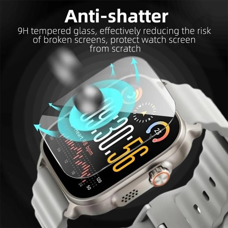 For Realme Watch 5 High-Aluminium HD Tempered Glass Watch Screen Protector Film