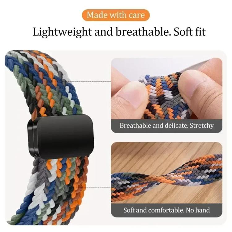 For Nothing CMF Watch 3 Pro Magnetic Buckle Nylon Braid Watch Band