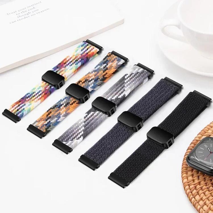 For Nothing CMF Watch 3 Pro Magnetic Buckle Nylon Braid Watch Band