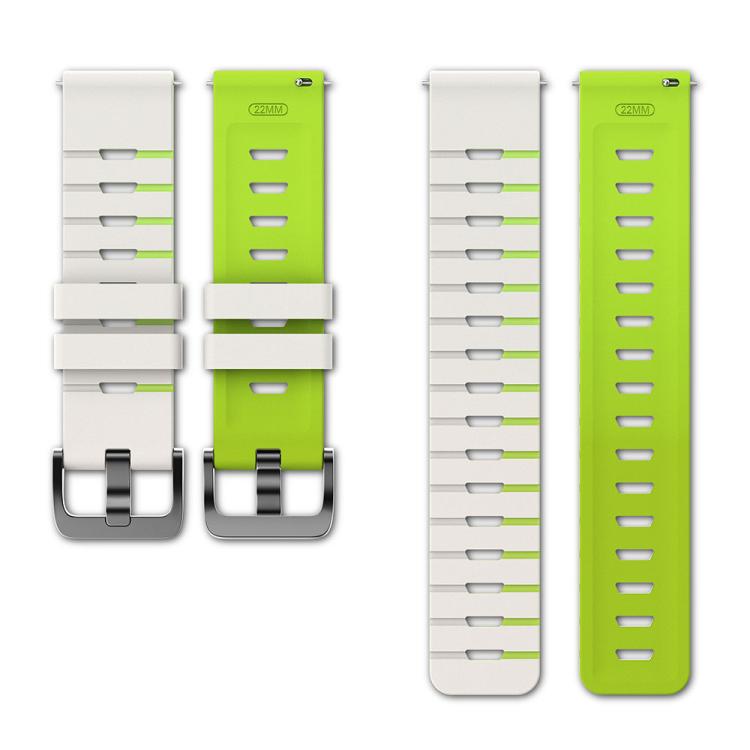 22mm Piano Texture Two Color Silicone Watch Band