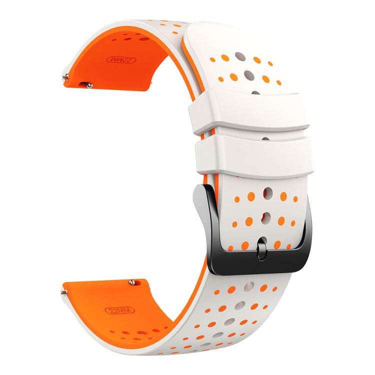22mm Starry Sky Two Color Silicone Watch Band