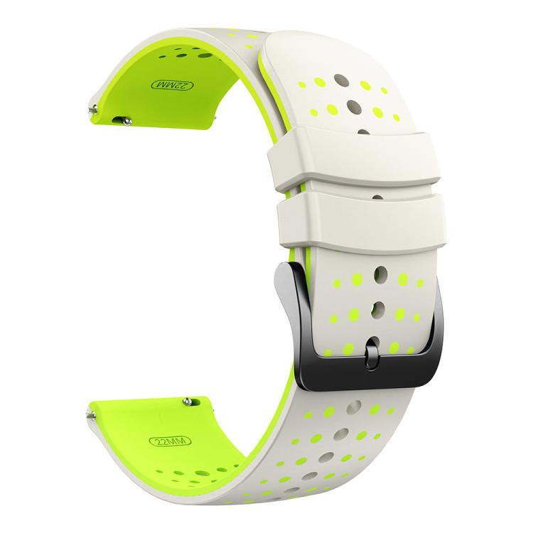 22mm Starry Sky Two Color Silicone Watch Band
