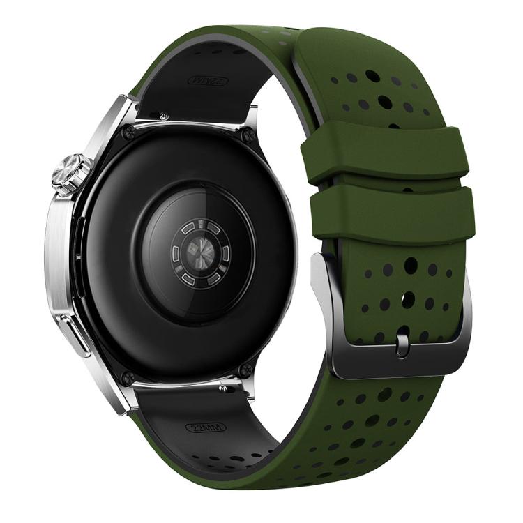 22mm Starry Sky Two Color Silicone Watch Band