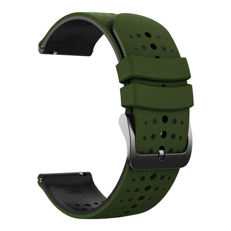 22mm Starry Sky Two Color Silicone Watch Band