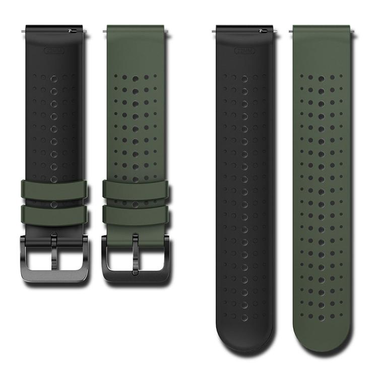 22mm Starry Sky Two Color Silicone Watch Band