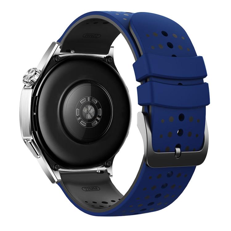 22mm Starry Sky Two Color Silicone Watch Band