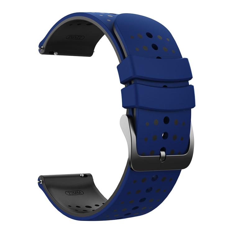 22mm Starry Sky Two Color Silicone Watch Band