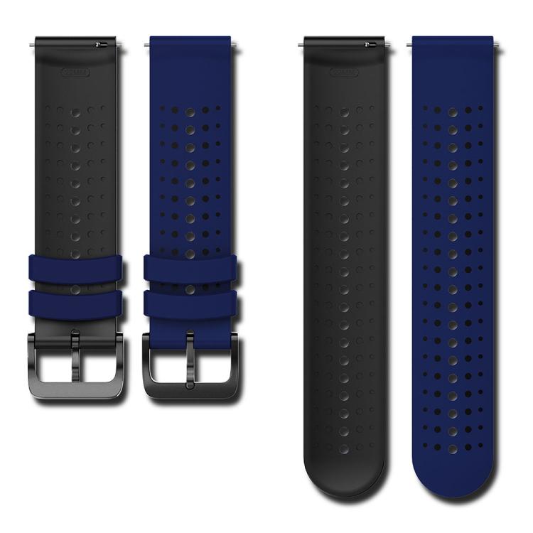 22mm Starry Sky Two Color Silicone Watch Band