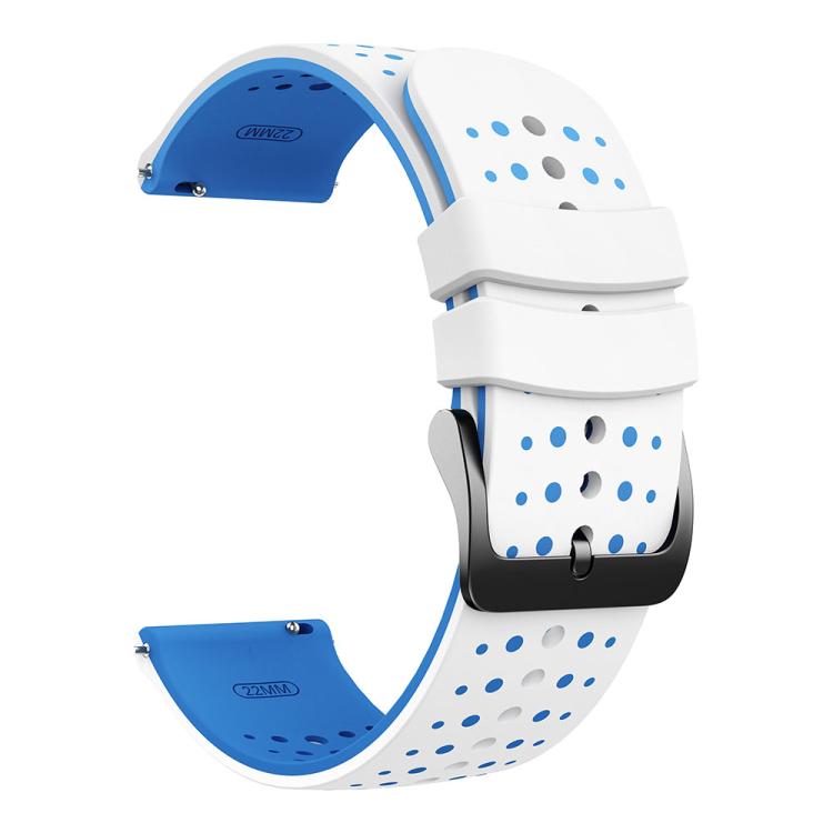22mm Starry Sky Two Color Silicone Watch Band