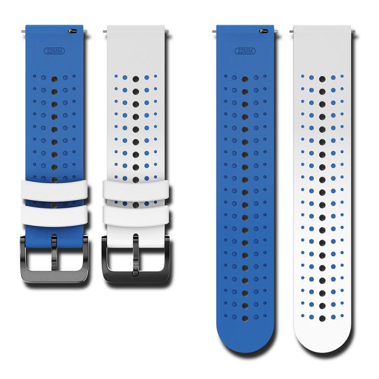 22mm Starry Sky Two Color Silicone Watch Band