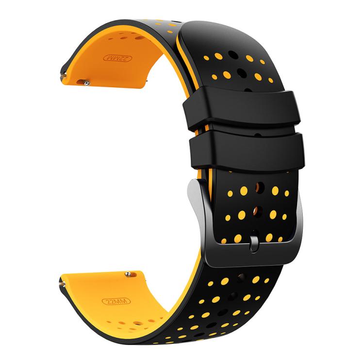 22mm Starry Sky Two Color Silicone Watch Band