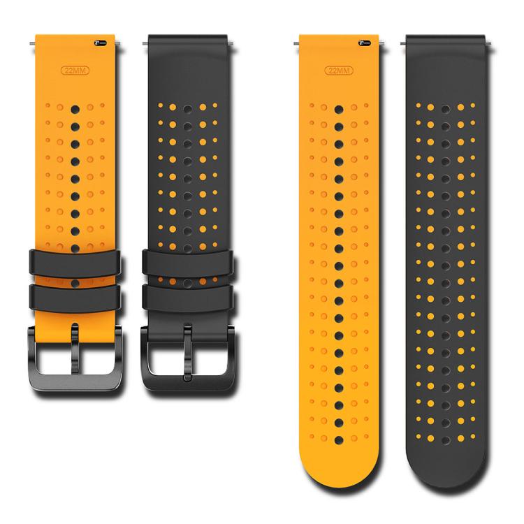22mm Starry Sky Two Color Silicone Watch Band