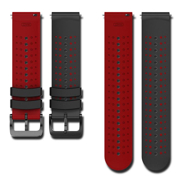 22mm Starry Sky Two Color Silicone Watch Band