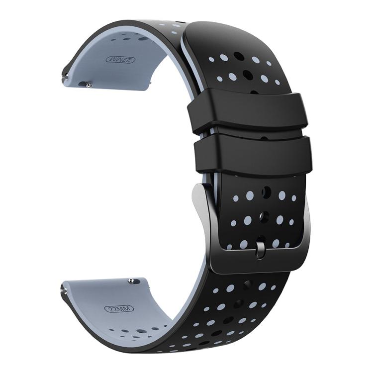 22mm Starry Sky Two Color Silicone Watch Band