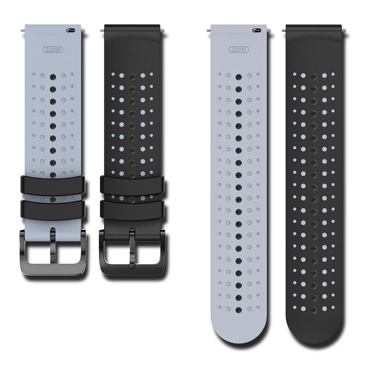 22mm Starry Sky Two Color Silicone Watch Band