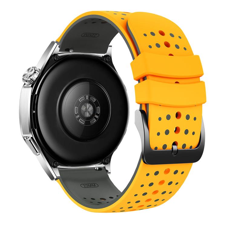 22mm Starry Sky Two Color Silicone Watch Band