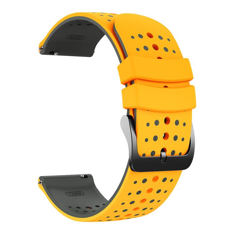 22mm Starry Sky Two Color Silicone Watch Band