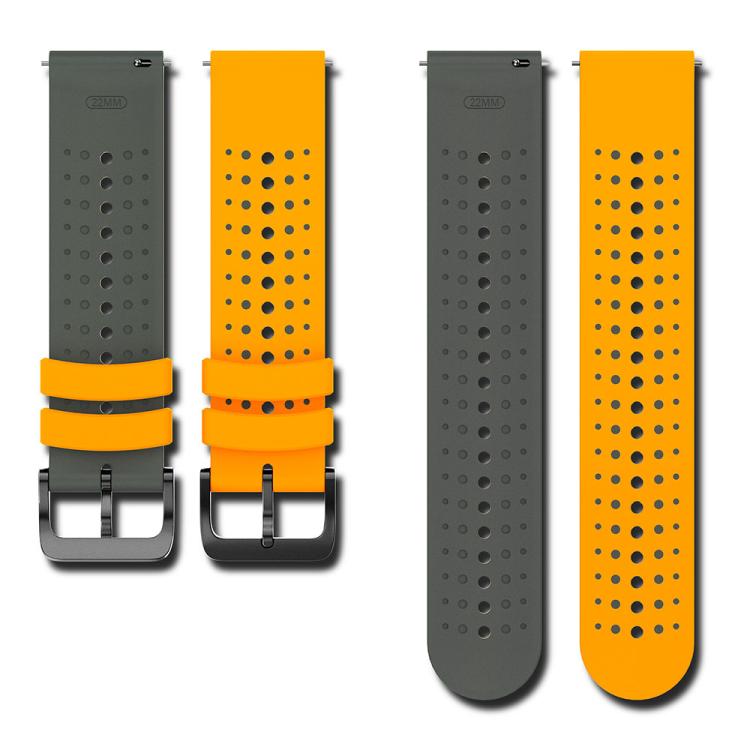 22mm Starry Sky Two Color Silicone Watch Band
