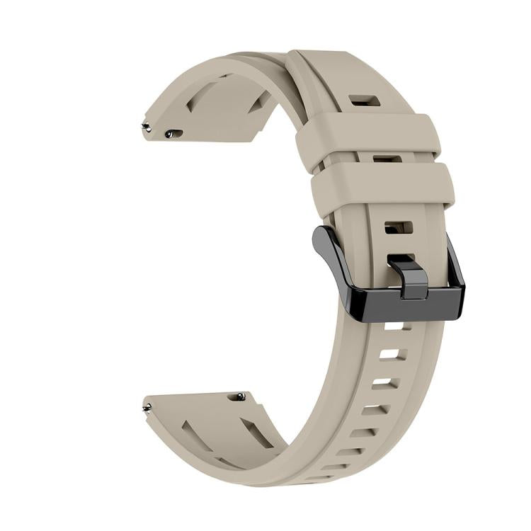 For Huawei Watch Ultimate 2 Black Pin Buckle Solid Color Silicone Watch Band