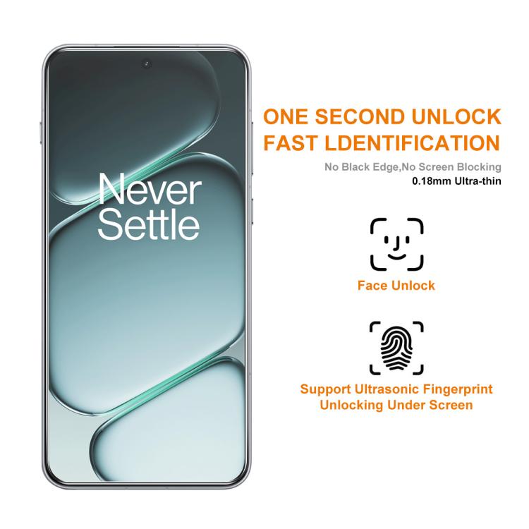 For OnePlus Ace 6 / 6T / 15R 2pcs ENKAY 0.18mm High Aluminum-silicon Tempered Glass Film, Support Ultrasonic Fingerprint Unclock