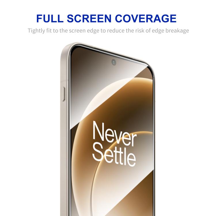 For OnePlus Ace 6 / 6T / 15R 2pcs ENKAY Hat-Prince 0.18mm 9H 2.5D High Aluminum-silicon Tempered Glass Film, Support Ultrasonic Fingerprint Unclock