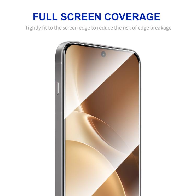 For vivo X300 Pro ENKAY Hat-Prince 0.18mm 9H 2.5D High Aluminum-silicon Tempered Glass Film, Support Ultrasonic Fingerprint Unclock