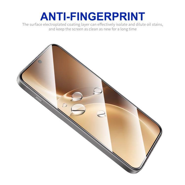For vivo X300 ENKAY Hat-Prince 0.18mm 9H 2.5D High Aluminum-silicon Tempered Glass Film, Support Ultrasonic Fingerprint Unclock