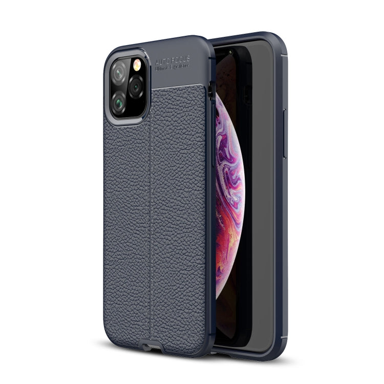 For iPhone 11 Litchi Texture TPU Shockproof Case