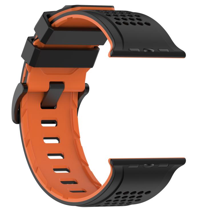 For Apple Watch 46mm / 49mm / 45mm / 44mm Check Design Breathable Silicone Watch Band