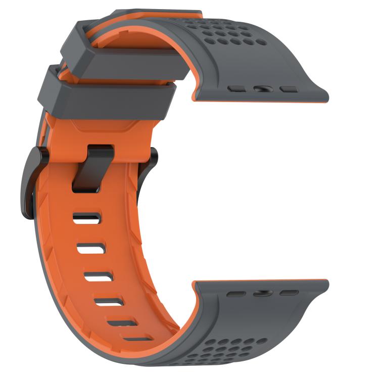 For Apple Watch 46mm / 49mm / 45mm / 44mm Check Design Breathable Silicone Watch Band