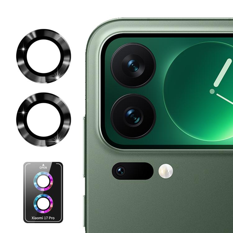 For Xiaomi 17 Pro ENKAY Hat-Prince 9H Rear Camera Lens Aluminium Alloy Tempered Glass Film