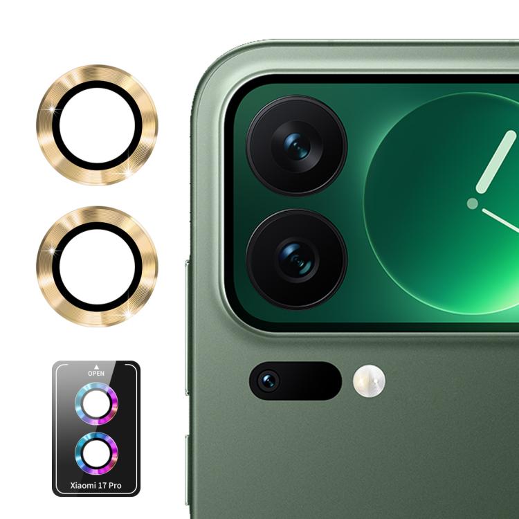 For Xiaomi 17 Pro ENKAY Hat-Prince 9H Rear Camera Lens Aluminium Alloy Tempered Glass Film