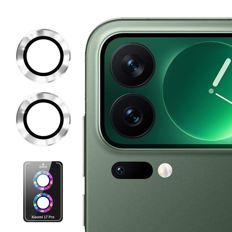 For Xiaomi 17 Pro ENKAY Hat-Prince 9H Rear Camera Lens Aluminium Alloy Tempered Glass Film