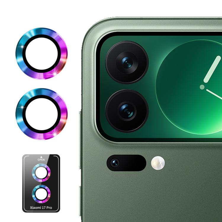 For Xiaomi 17 Pro ENKAY Hat-Prince 9H Rear Camera Lens Aluminium Alloy Tempered Glass Film