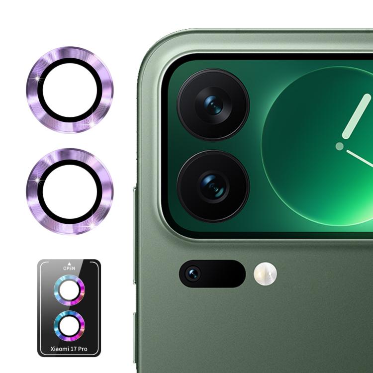 For Xiaomi 17 Pro ENKAY Hat-Prince 9H Rear Camera Lens Aluminium Alloy Tempered Glass Film