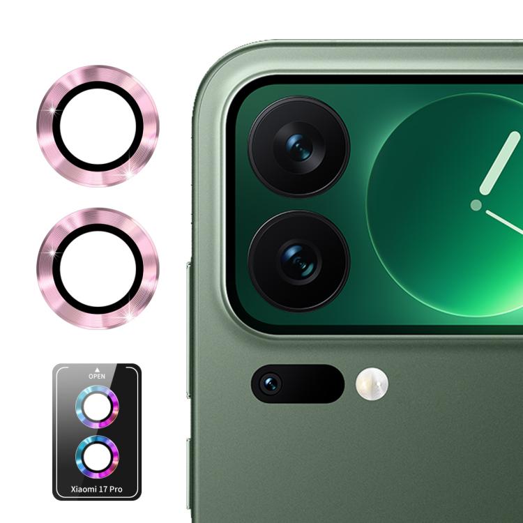 For Xiaomi 17 Pro ENKAY Hat-Prince 9H Rear Camera Lens Aluminium Alloy Tempered Glass Film